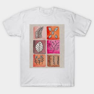 Meditative Plant Doodles T-Shirt